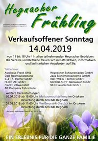 Hegnacher Frühling, Tag der offenen Tür