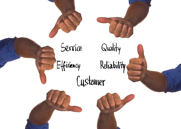 Kunde, Kundenzufriedenheit, Effizienz, Effektivität, Service, Qualität, Zuverlässigkeit
